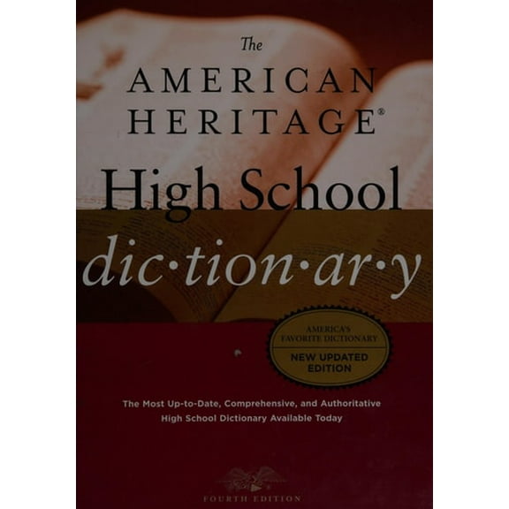 Pre-Owned The American Heritage High School Dictionary, Fourth Edition (Hardcover) 0618714871 9780618714872