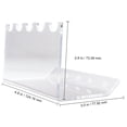 thumbnail image 2 of Beauticom 5-Slot Vertical Stand Clear Acrylic Plastic Brush Holder Display for Makeup Brushes, Powder Brushes, Nail Art Brushes, Pens, Markers, and more... (20 Pieces), 2 of 5