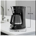 BLACK+DECKER CM1110B Vortex™ Technology 12 Cup Programmable Coffee