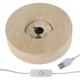 thumbnail image 1 of Base De Exhibición De Luces Led Para Cristales De Vidrio Soporte De Exhibición De Luces De Madera De 8 Cm Con Interruptor De Encendido / Apagado Soporte De Lámpara Redonda Arte De Bricolaje Artesanía Muyoka Hogar, 1 of 7