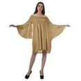 thumbnail image 4 of Moomaya Robe d'Été Dénudée pour Femmes Robe de Plage en Coton avec Manches Cloche - m, 4 of 5