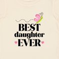 thumbnail image 4 of Inktastic Best Daughter Ever Butterfly Girls Baby T-Shirt, 4 of 5