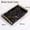 1PC Black Gold Tray, variant on CHUNTIAN Marbled Leather Tray Large Nordic Rectangular Metal Handle Plate Storage Trays Decorative Home Hotel Coffee Table Service Plate