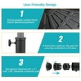 thumbnail image 4 of Alieon Square Umbrella Base, 42lb Heavy Duty Patio Outdoor Umbrella Stand Weight, Bronze, 4 of 7