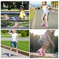 thumbnail image 7 of KFeng Shiny PU Leather Roller Skates for Indoor/Outdoor Use,Unisex Skates,Pink(Women6/Men5), 7 of 7