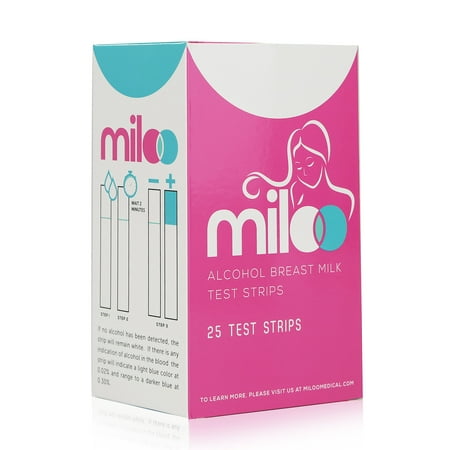 Alcohol milk test strips