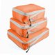 thumbnail image 2 of 3 cubos de compresión para maletas, bolsas organizadoras impermeables para maletas, organizador de equipaje para el almacenamiento diario. Naranja, 2 of 8