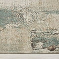 thumbnail image 2 of Ladole Rugs Rustic Beige Brown Teal Green Abstract Pattern Indoor Outdoor Area Rug Tapis, 2 of 7