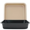 thumbnail image 5 of Raindrops Non-Stick Carbon Steel Baking Sheet Tray, Square Bakeware for Professional and Home Baking Use, 1 Piece, 5 of 8