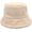 White, variant on CoCopeaunts Women Bucket Hats Fashion Corduroy Warm Autumn Winter Outdoor Fisherman Hat for Men Thick Style Solid Men Basin Hat