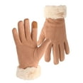 thumbnail image 6 of Gustave 4 Pairs Women's Suede Touchscreen Gloves Winter Warm Thermal Gloves Soft Fleece Lining Gloves for Cold Weather Outdoor Driving Ski, 6 of 6