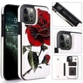 thumbnail image 2 of for iPhone 11 Wallet Case with Card Holder,PU Leather Kickstand Card Slots Case,Sunflower Durable Shockproof Cover for iPhone 13 Pro Max Mini 12 Pro 11 Pro Max XS MAX XR X 7 8 Plus 6 6s Plus 5, 2 of 9