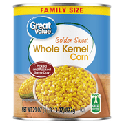 Great Value Whole Kernel Sweet Corn, Gluten-Free, 29 oz Can
