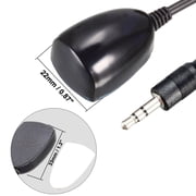 2pcs 3.5mm IR Remote Control Receiver Extension 1.5m 10-18m Receiving Distance