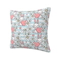 thumbnail image 2 of Wukai Cute Rabbit And Heart Premium Polyester Fleece Pillow Covers with Hidden Zipper Closure,Luxuriously Soft and Durable-12"x12", 2 of 7