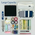 thumbnail image 6 of allydrew Large Capacity Pencil Case, Expandable Pencil Pouch with 3 Washi Rolls, Navy, 6 of 6
