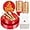 Red, variant on 175PCS Christmas Plastic Plates - Withe and Red Disposable Plates - Christmas Tree Plates Include 25Dinner Plates, 25Dessert Plates, 75Silverware, 25Cups, 25 Napkins for Christmas Party