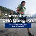 thumbnail image 2 of GNC Triple Strength DHA Ultra Concentrated 1000 Mini Omega 3 Supplement, High Potency, Supports Brain Development & Healthy Vision, Burpless, 90 Mini Softgels, 2 of 7