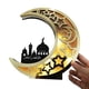 thumbnail image 4 of Espejo De Madera Creativo Eid Mubarak Ramadan, Castillo De Luna Dorada, Letras Huecas Con Luces Led, Decoración De Mesa De Comedor, Artesanías Scienceny HA019787-00, 4 of 7
