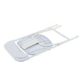 thumbnail image 3 of Folding Chair Set Of 4, Foldable Garden Chair, Outdoor Picnic Chair, Weatherproof White Chair, Picnic Chairs for 4 Person, Portable Folding Chairs - White, 3 of 9