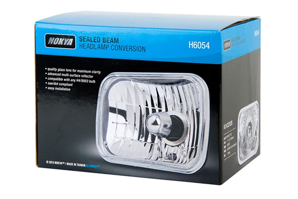 Nokya Sealed Beam Headlight Conversion Kit 7x6" H6054 (200mm) NOK2212S