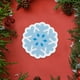 thumbnail image 1 of Esponja lavavajillas navideña | Estropajo grueso de tres capas con diseño festivo de muñeco de nieve y copo de nieve | Estropajo de poliéster duradero para una descontaminación eficaz | Paño de, 1 of 6