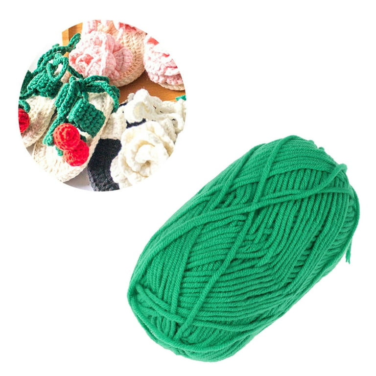 OUNONA 50g Milk Cotton Yarn Cotton Chunky Hand-woven Crochet