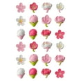 thumbnail image 1 of Miangastore 24pcs Flower Push Pins Floral Push Pins For Cork Board Decorative Thumb Tacks Cork Board Fun Thumb Tacks Photo Wall Map Bulletin Board Office Home, 1 of 8