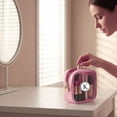 thumbnail image 5 of Clear Makeup Bag with Initial,Travel Toiletry Bag Cute Cosmetic Bags Organizer, Travel Essentials Gifts for Women, 5 of 7