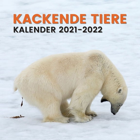 Kackende Tiere Kalender 2021-2022 : 18 Monate Kalender Juli 2021- Dezember 2022 - Tierliebhaber Geschenk - Lustige Tiere - Für Frauen Männer Kinder Freund Weihnachtsgeschenke (Paperback)