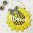 thumbnail image 1 of Cartel de bienvenida de girasol, decoración de porche, grandes carteles colgantes de madera, decoración decorativa para puerta delantera del hogar, arte de primavera, verano, interior, exterior, baño Namotu WMZY-359, 1 of 7