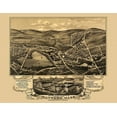 thumbnail image 2 of Bailey 24x20 White Modern Wood Framed Museum Art Print Titled - Maynard Massachusetts - Bailey 1879, 2 of 4