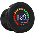 thumbnail image 2 of 0.56" IPX6 Emerald Green LED Voltmeter – 12V Digital Panel Gauge For Car, Boat, RV (Waterproof) 2 of 6