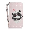 thumbnail image 1 of Compatible With Xiaomi Redmi 10c Cover Magnetic 3d Pattern Wallet Flip Case With Strap - Cute Panda, 1 of 5