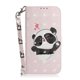 thumbnail image 1 of Compatible With Oppo A57 2022 4g/a57 5g 2022 Cover Magnetic 3d Pattern Wallet Flip Case With Strap - Cute Panda, 1 of 5