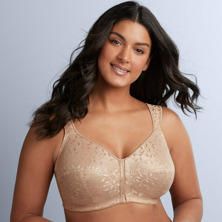 Just My Size® Bras: 2-pack Front Closure Full-Figure Wire-Free Bra