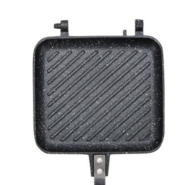 ziyahi Grille-Pain à Sandwich Double Face au Gaz Accessoire pour Pain Grille-Pain à Sandwich Grillé Machine à Toast Moule de Barbecue Poêle à Frire