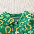 thumbnail image 5 of Akiihool Shirts for Boys Toddler Boys Girls Short Sleeve St. Patric.k's Day Floral Printed Kids Tops T Shirt with Pocket(Green,3-4 Years), 5 of 7