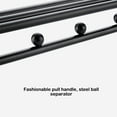 thumbnail image 3 of keepw Lot de 2 Tringles Robustes pour Garde-Robe, Support de Suspension pour Garde-Robe, Organiseur de Vêtements Ajustable Tige Tube Extensible 30 cm ) Type A,1 355 mm, 3 of 6