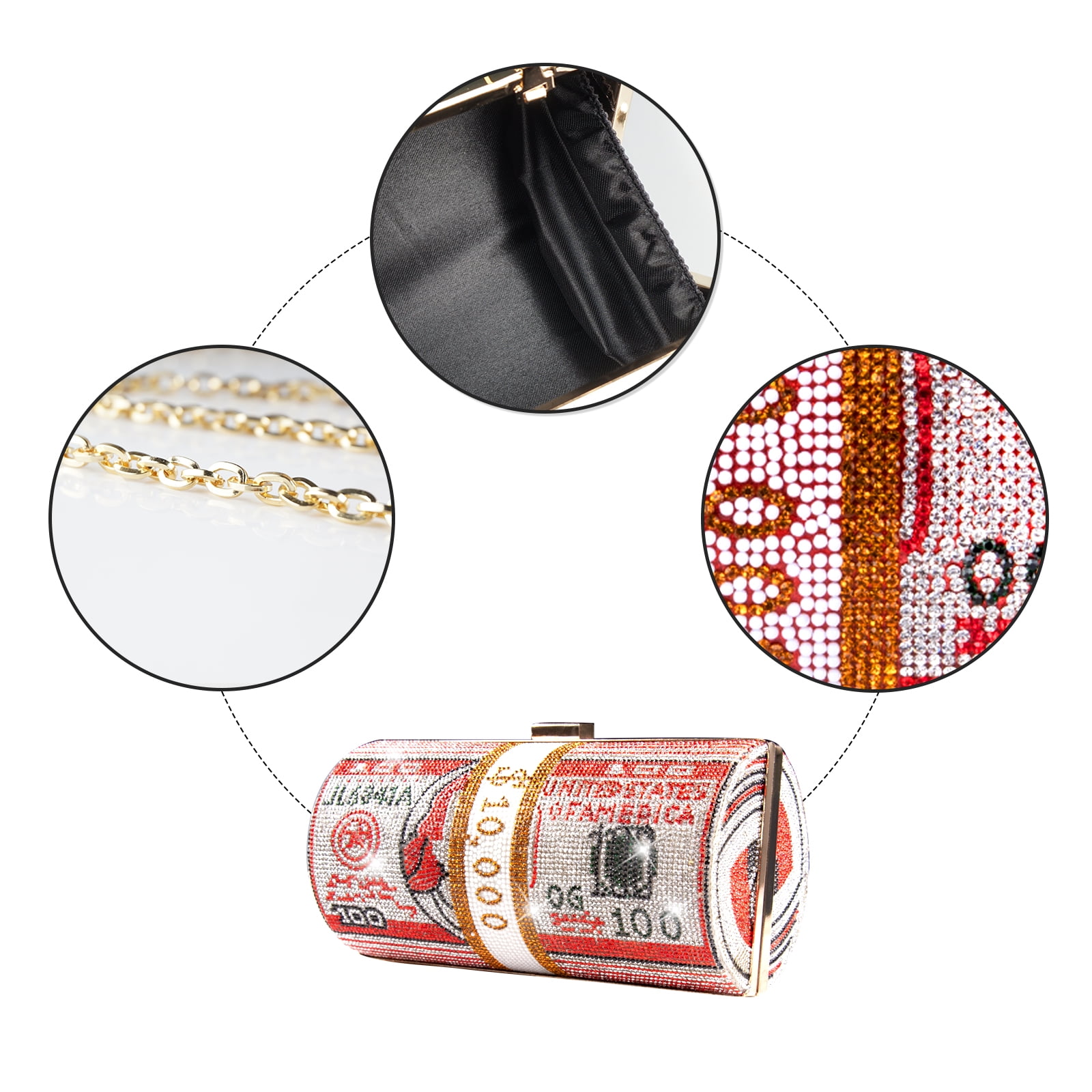 Pen + Gear Money Pouch Security Deposit Utility Zipper Bags, Black  Leatherette PU Material - Walmart.com