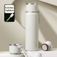 thumbnail image 2 of Termo de acero inoxidable, botella aislante hermética con vaso para beber, 2 of 5