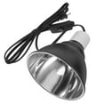 thumbnail image 4 of Reptile Light Fixture 5.5in Reptile Lamp Fixture Optical Reflection Cover Separate Switche Hook Terrarium Light Fixture for Reptile Heats Basking UVB Bulbs, 4 of 7