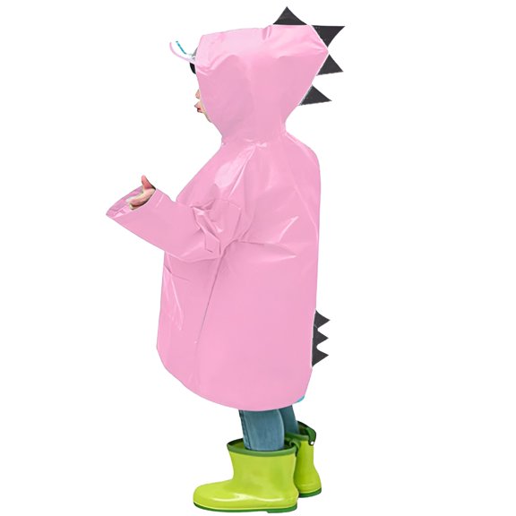 TELOLY Kids Rain Jackets Kids Rain Poncho Cartoon Raincoat Jacket Cute Rain Coat Toddler Boys Girls Rain Cape Light Waterproof Hoodie 2T 3T 4T 5T 6T 7T (,2-3 Years)