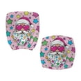 thumbnail image 3 of FKELYI Office Chair Slipcover for Backrest & Cushion Seat 2 Pcs Funny Santa Claus Star Print Swivel Computer Chair Cover Breathable Soft Armchair Protector, 3 of 7