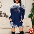 thumbnail image 1 of WILLBEST Vestidos De Verano Sudadera Larga Con Estampado Navideño Para Mujer Top Informal Y Cómodo Para Las Vacaciones 2025 Elegante Y Acogedor Para La Temporada De Invierno, 1 of 3