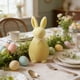 thumbnail image 4 of TanSiDing Easter Bunny Figurine Spring Home Decor Desktop Ornament Festive Bunny Statue Holiday Tabletop Decoration for Indoor Outdoor Decor, 4 of 6