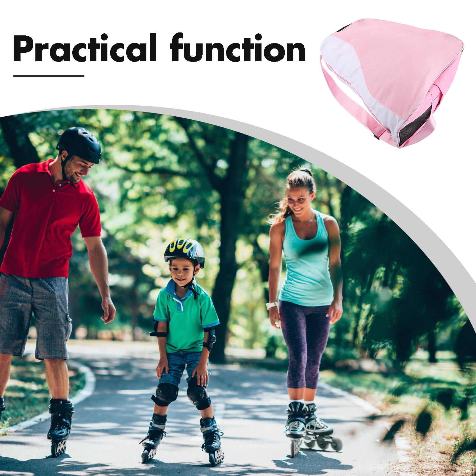 AURARMLET Roller Skate Organizer Bag with Wear-Resistant Material for Sports, Outdoor Activities, and Easy Storage
