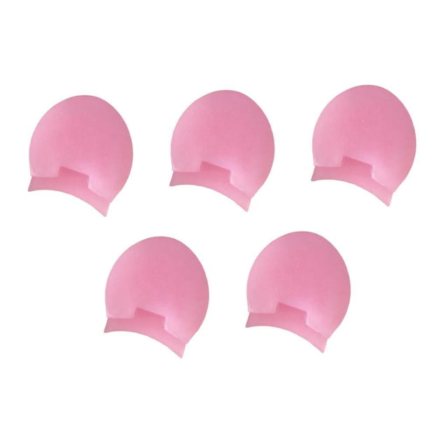deevoka 5 Pcs Clarinet Thumb Rest Thumb Protector Comfortable Lightweight Portable 1.6cm Pink