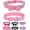 Pink3, variant on 1 Pcs Bling Dog Collar for Small Medium Large Dogs, Crown Rhinestone Dog Collars for Girl and boy Dog, Diamond Puppy Collars, Adjustable Leather Suede Cat Collar