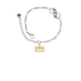 thumbnail image 2 of Delight Jewelry Goldtone Class of 2022 Silver-tone Paw Infinity Link Chain Bracelet, 6"+2" Extender, 2 of 3